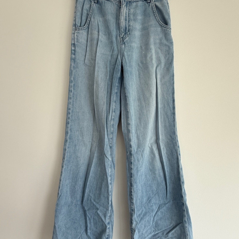 Uniqlo Women's Light Blue Flare Jeans
